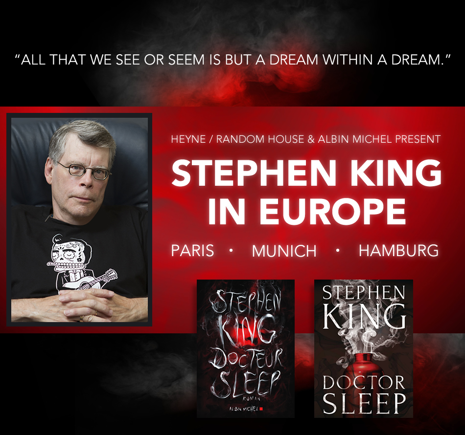 Stephen King in Europe - Paris, Munich & Hamburg - November 2013